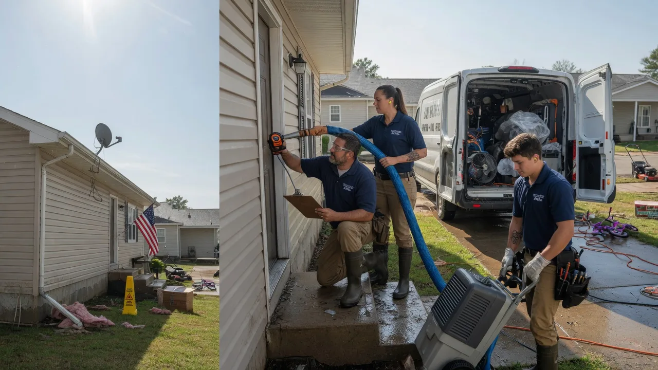Ceiling Water Damage Restoration in Licking, MO near me